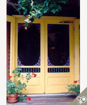 Custom Victorian double screen door. Browse more Victorian door designs that can be made into double doors like this one.
